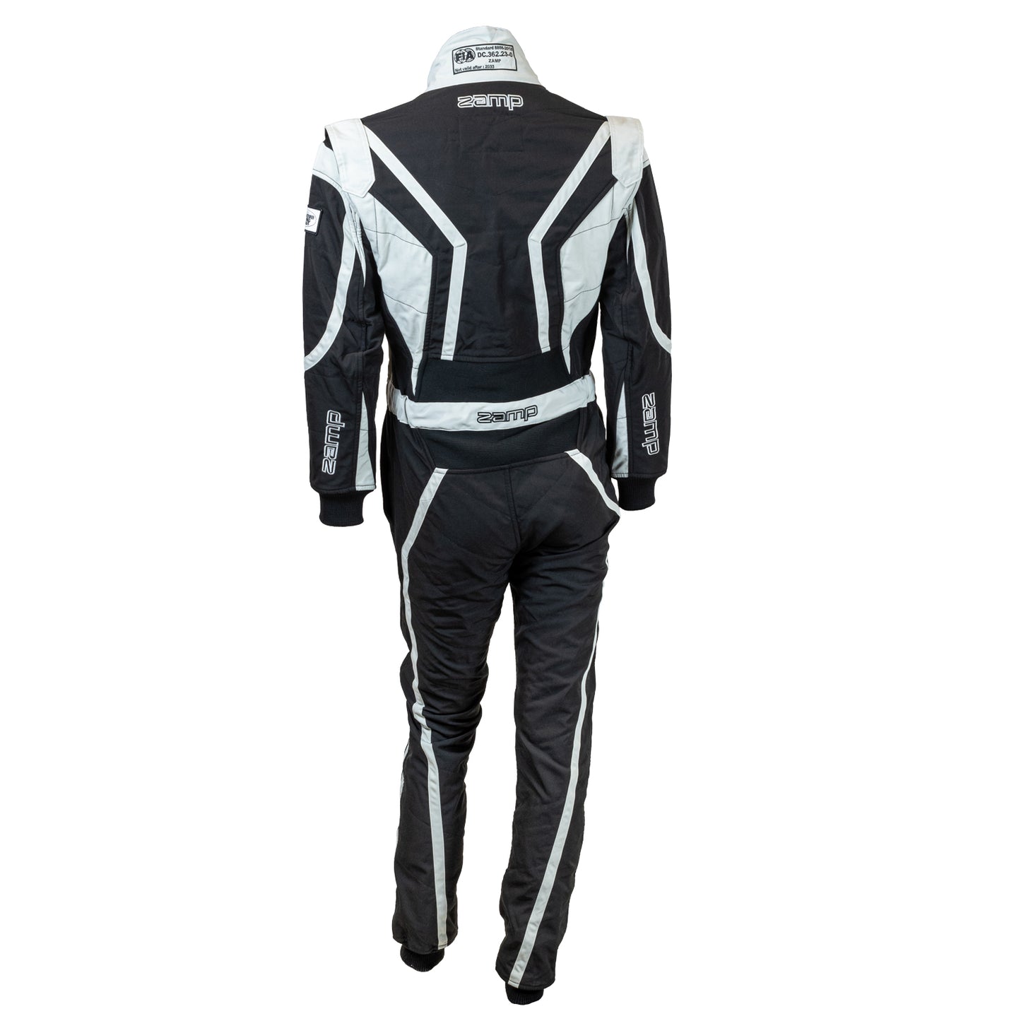 Zamp ZR-52F FIA8856-2018/SFI 3.2A/5 Black Lightweight Three Layer Race Suit Medium