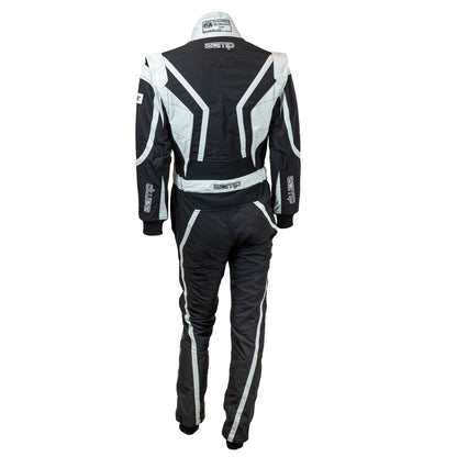 Zamp ZR-52F FIA8856-2018/SFI 3.2A/5 Black Lightweight Three Layer Race Suit Medium