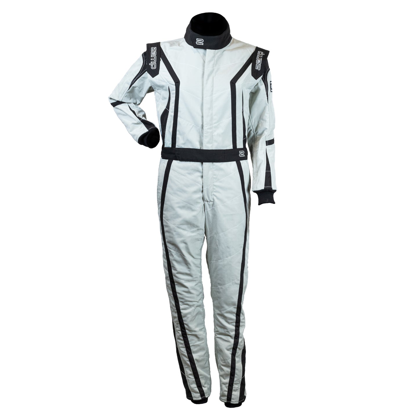 Zamp ZR-52F FIA8856-2018/SFI 3.2A/5 Gray Lightweight Three Layer Race Suit X-Large