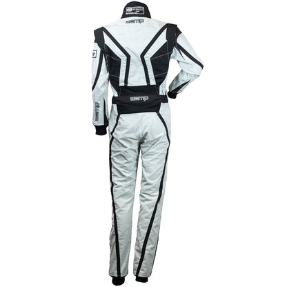 Zamp ZR-52F FIA8856-2018/SFI 3.2A/5 Gray Lightweight Three Layer Race Suit Medium
