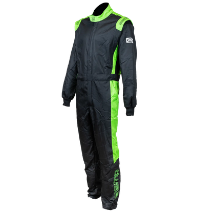 Zamp ZR-40 Race Suit SFI 3.2A/5 Green/Black Youth X-Large