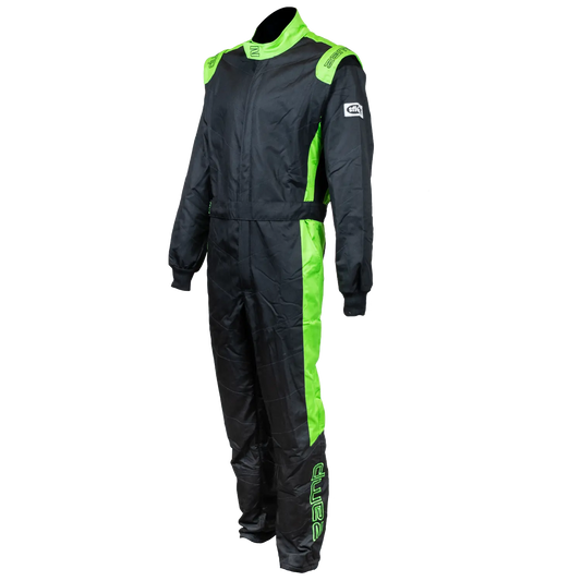Zamp ZR-40 Race Suit SFI 3.2A/5 Green/Black Youth X-Large