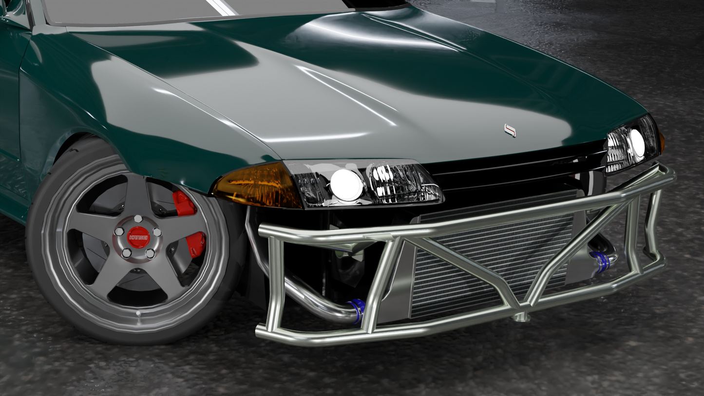 True Focus Fabrication - Nissan R32 Skyline - Front Dual Row Bash Bar