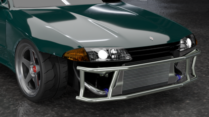 True Focus Fabrication - Nissan S13/S14/S15/R32 - Front Dual Row Bash Bar - Type 1
