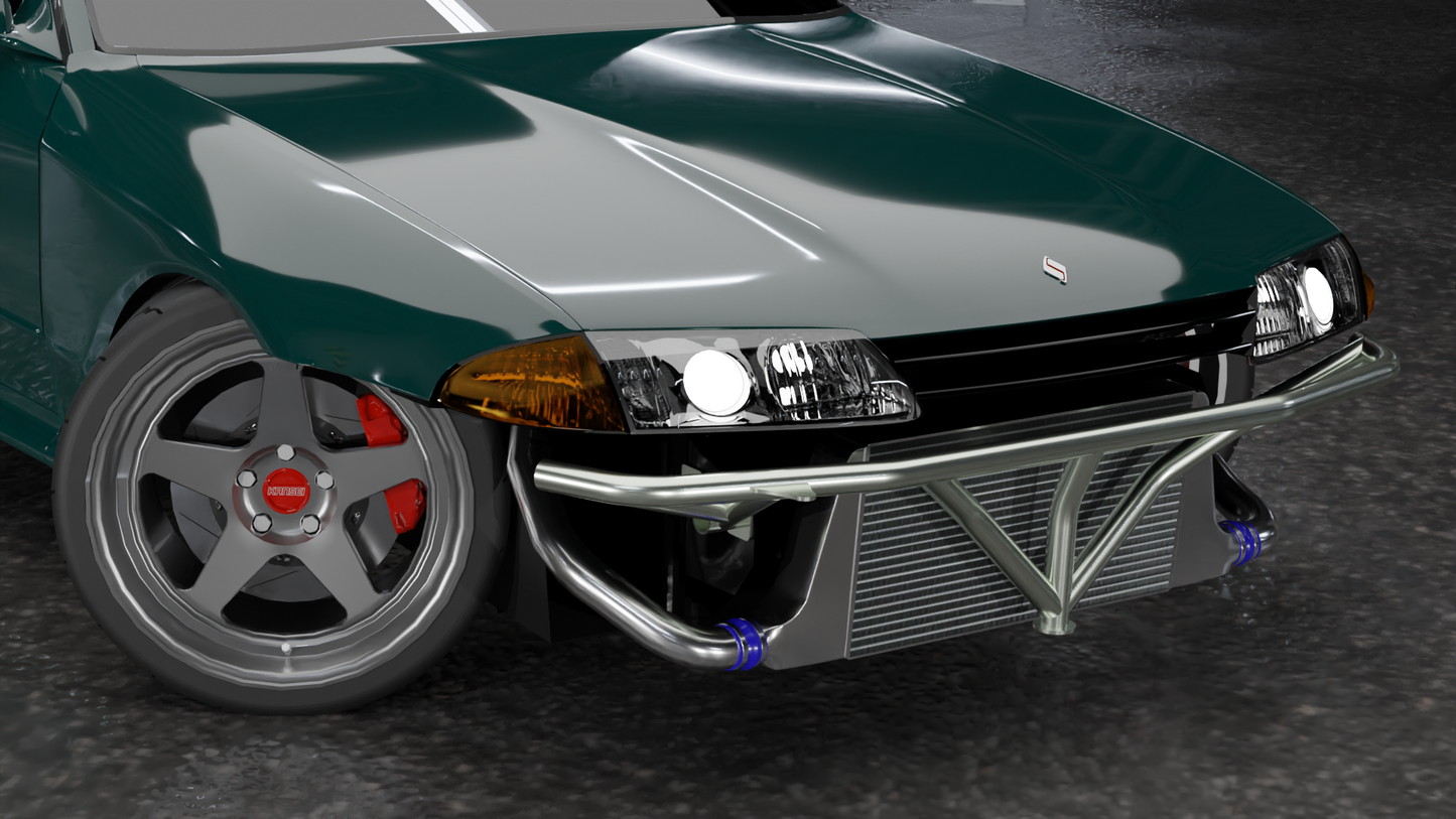 True Focus Fabrication - Nissan R32 Skyline - Front Standard Bash Bar