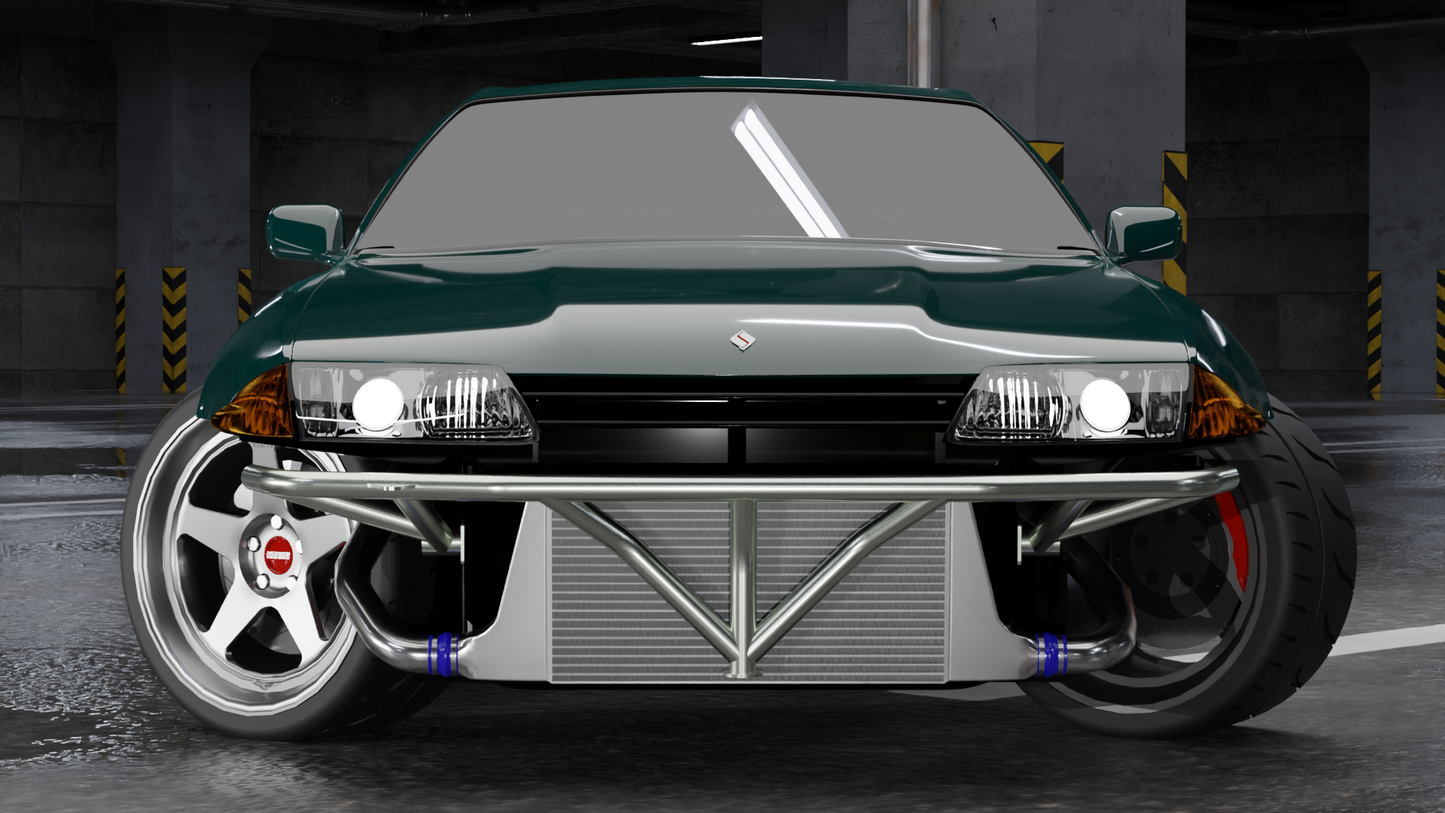 True Focus Fabrication - Nissan R32 Skyline - Front Standard Bash Bar