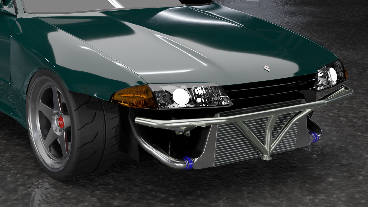 True Focus Fabrication - Nissan R32 Skyline - Front Standard Bash Bar