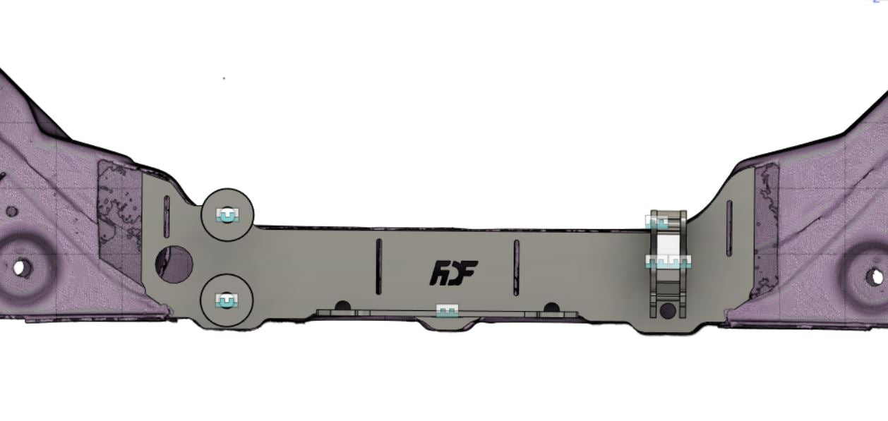 FDF Raceshop - Nissan 350Z/ Infiniti G35 Rack Relocation Kit