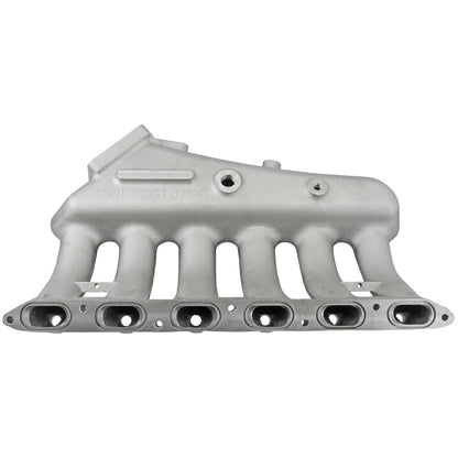 TWIN SCROLL TOP MOUNT CAST TURBO MANIFOLD V-BAND WASTEGATE + CAST ALUMINUM INTAKE MANIFOLD OEM THROTTLE for BMW E36 325 328 M3 (M50/M52/M54)
