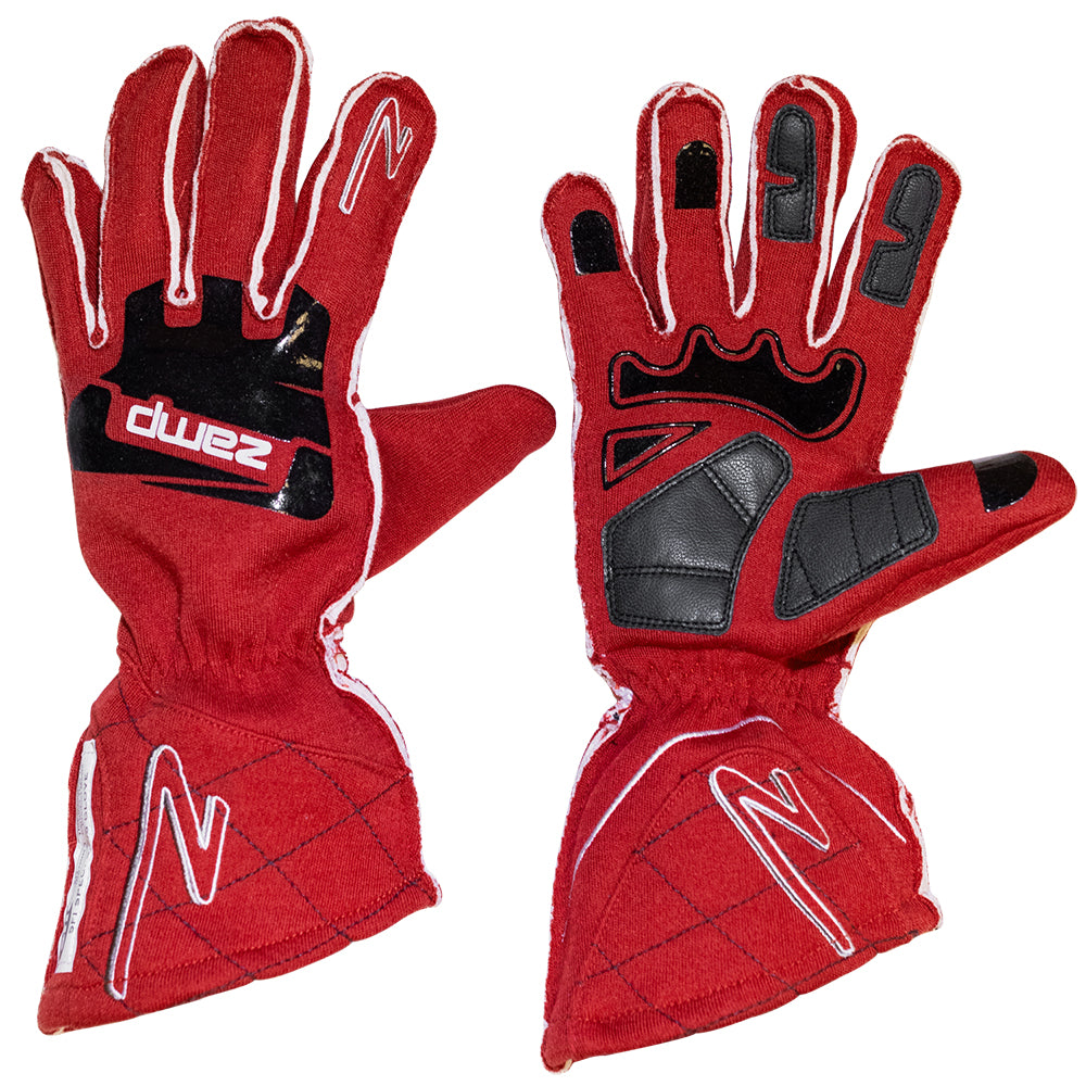 Zamp ZR-50 SFI 3.3/5 Race Gloves Red Small