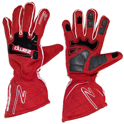 Zamp ZR-50 SFI 3.3/5 Race Gloves Red Medium
