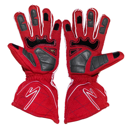 Zamp ZR-50 SFI 3.3/5 Race Gloves Red Small