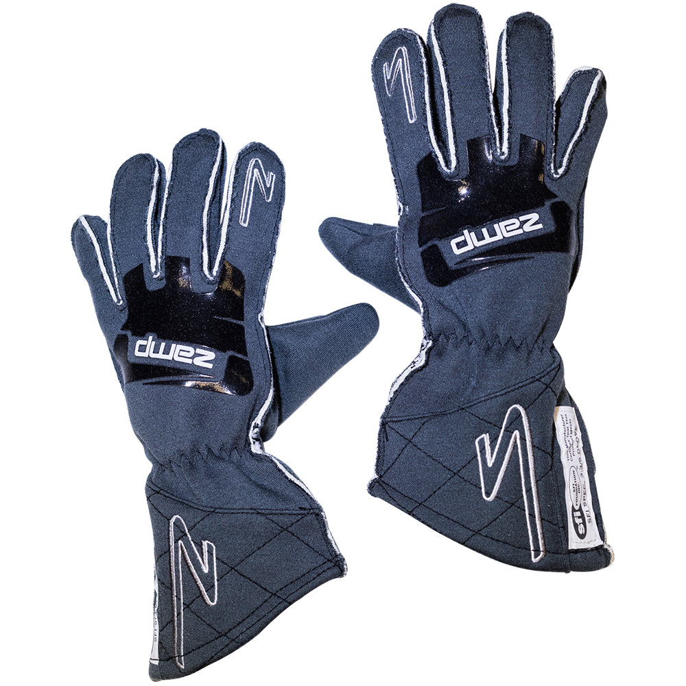Zamp ZR-50 SFI 3.3/5 Race Gloves Gray XSmall
