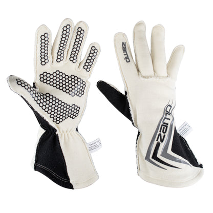 Zamp ZR-60 SFI 3.3/5 Race Gloves White Medium