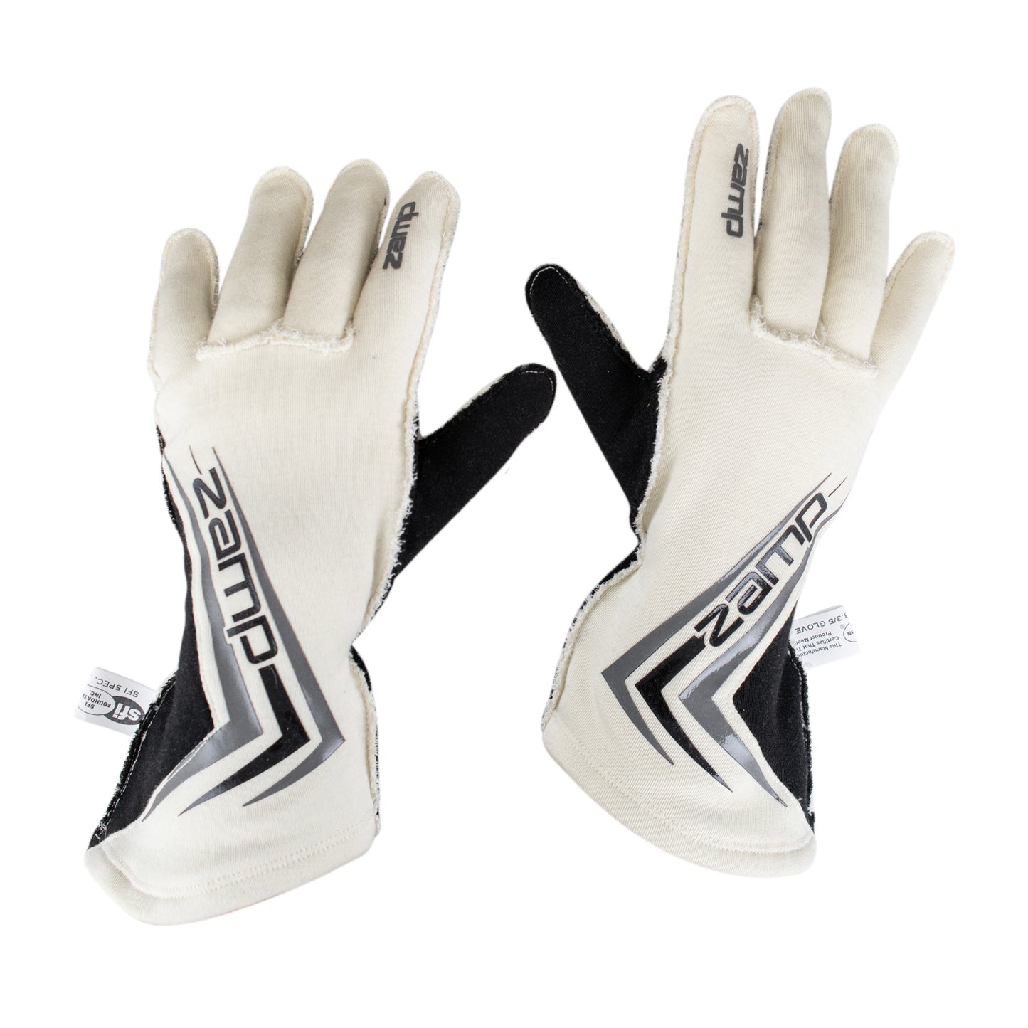 Zamp ZR-60 SFI 3.3/5 Race Gloves White Medium