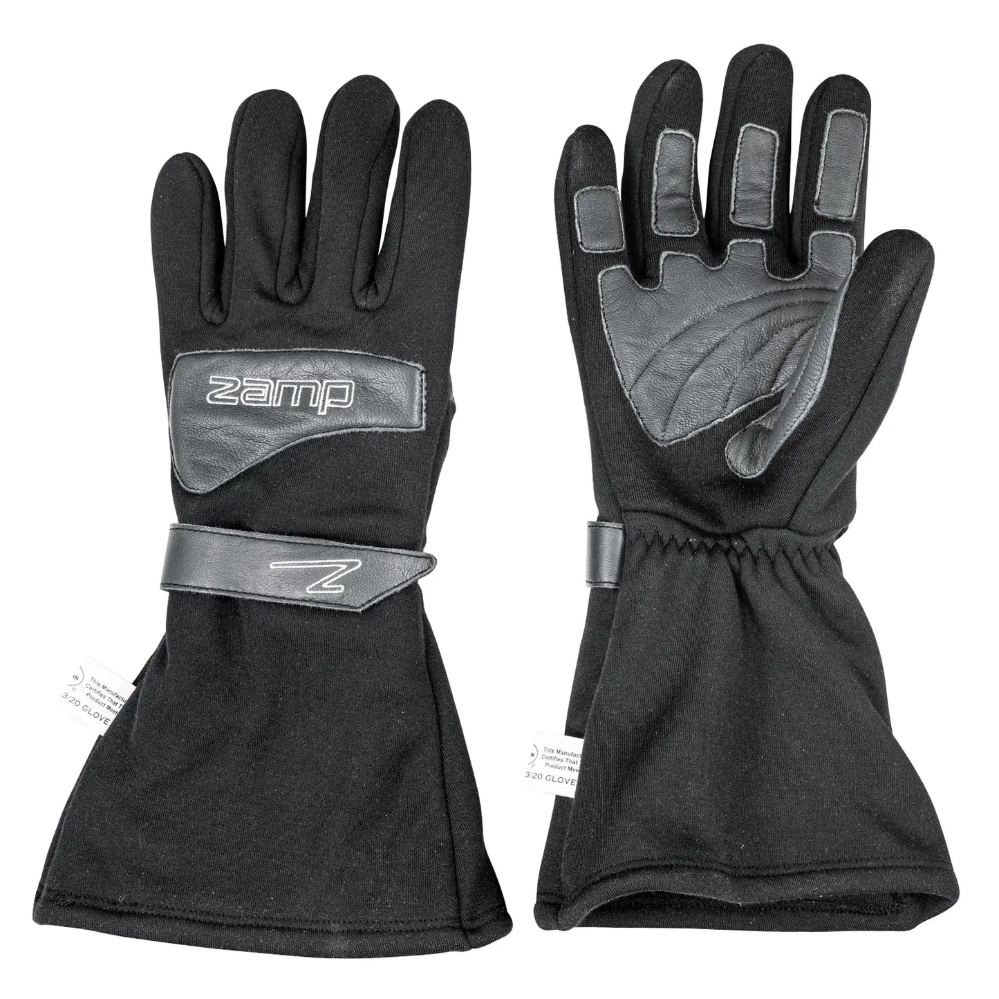 Zamp ZR-Drag SFI 3.3/20 Drag Race Glove Black 3X-Large