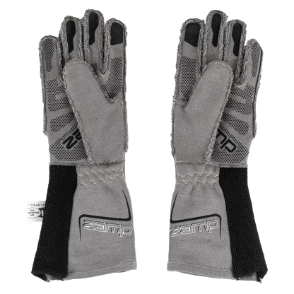 Zamp ZR-70 SFI 3.3/5 Race Gloves Gray Medium