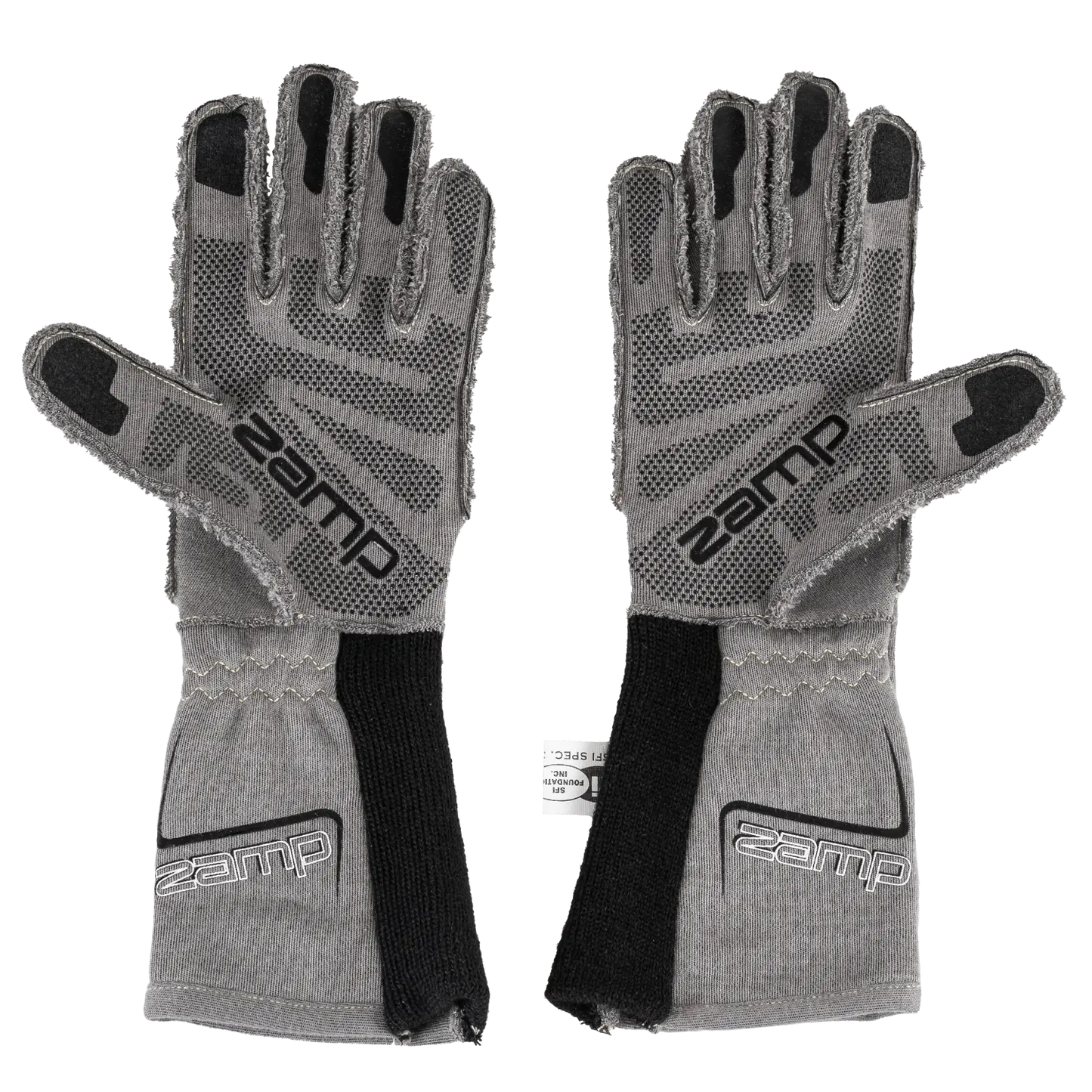 Zamp ZR-70 SFI 3.3/5 Race Gloves Gray Medium