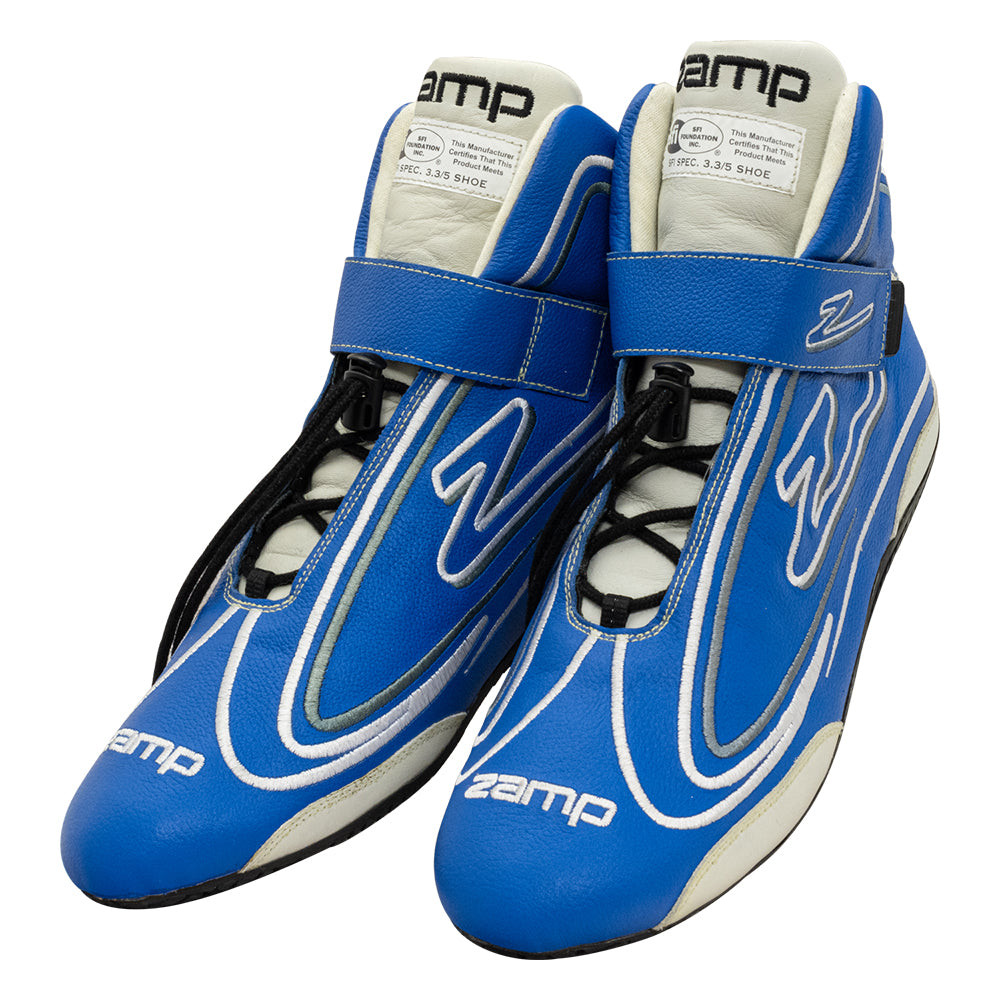 Zamp ZR-50 SFI 3.3/5  Race Shoe Blue Size 12