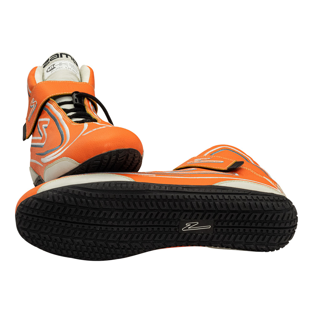 Zamp ZR-50 SFI 3.3/5  Race Shoe Neon ORG Size 13