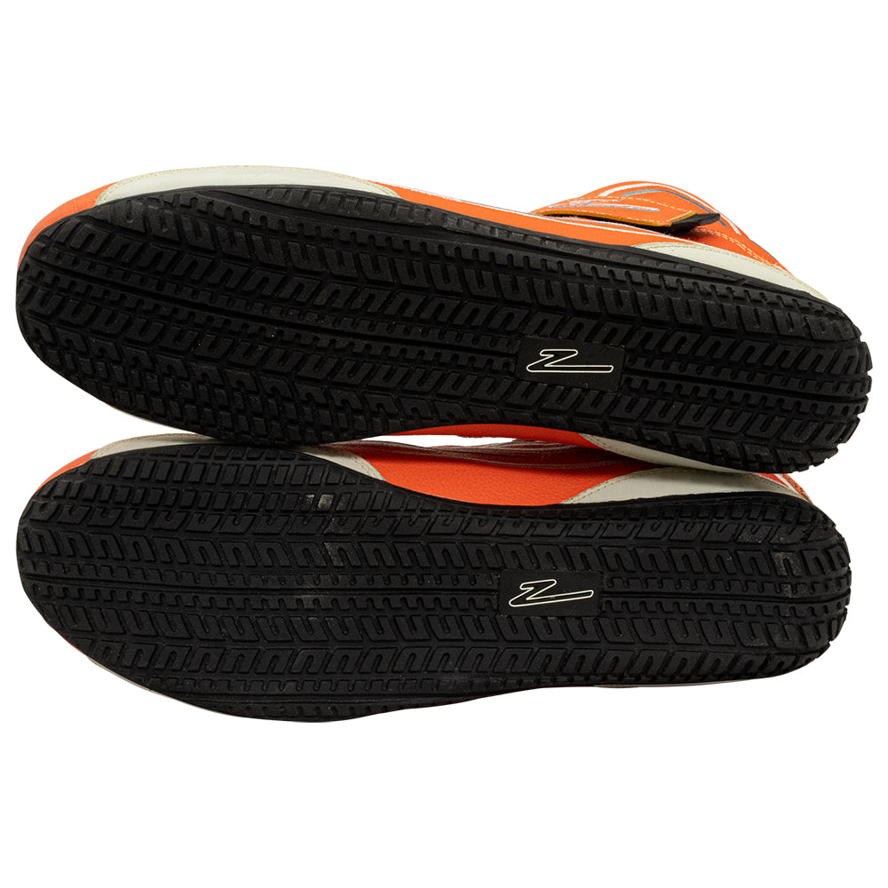 Zamp ZR-50 SFI 3.3/5  Race Shoe Neon ORG Size 12