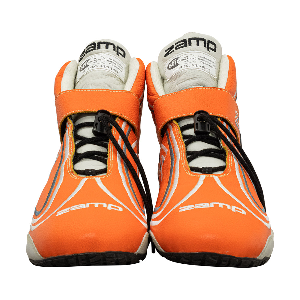 Zamp ZR-50 SFI 3.3/5  Race Shoe Neon ORG Size 12