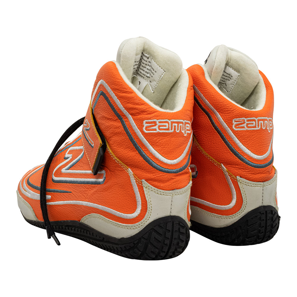 Zamp ZR-50 SFI 3.3/5  Race Shoe Neon ORG Size 8