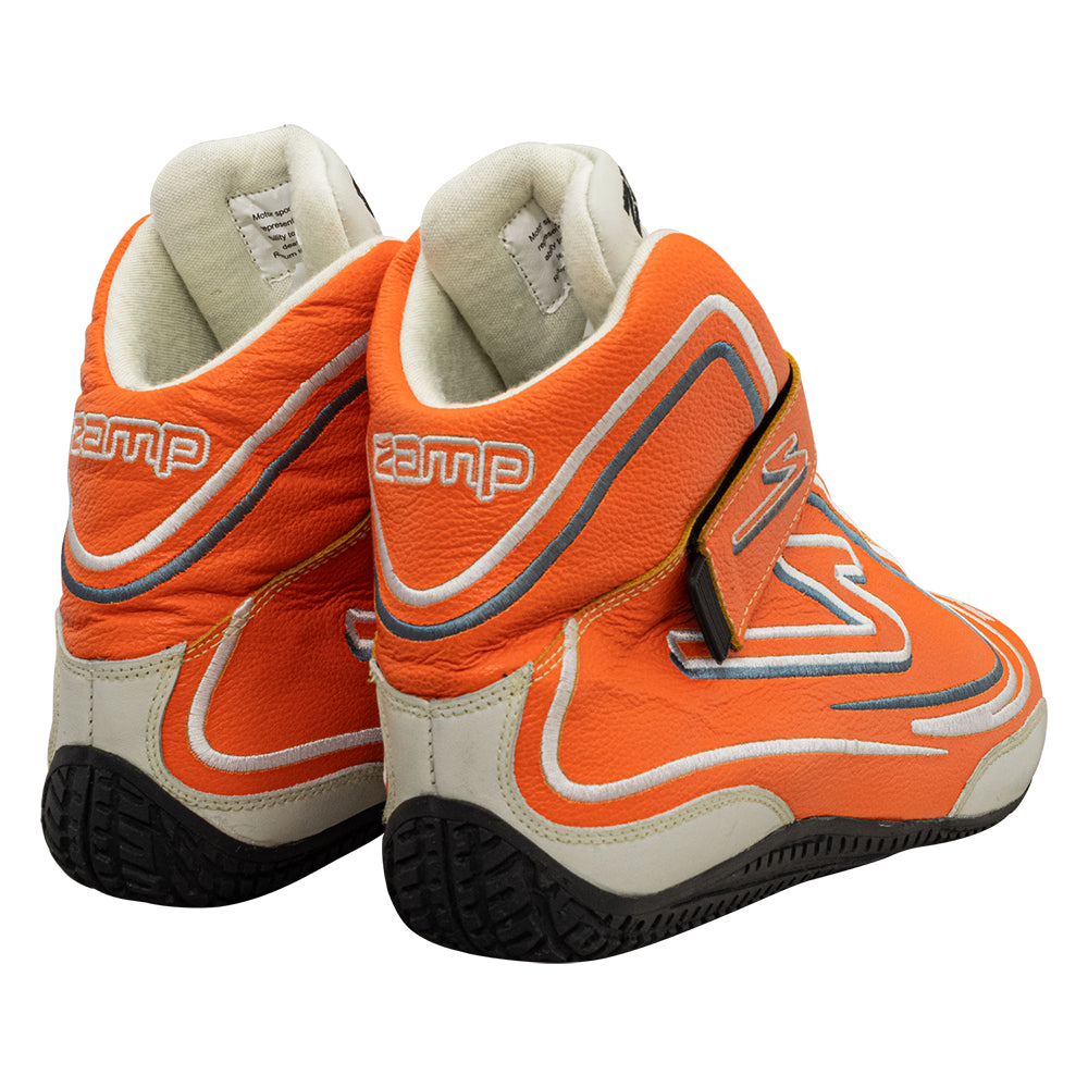 Zamp ZR-50 SFI 3.3/5  Race Shoe Neon ORG Size 8