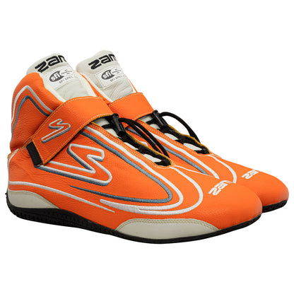 Zamp ZR-50 SFI 3.3/5  Race Shoe Neon ORG Size 8