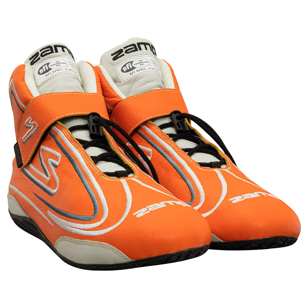 Zamp ZR-50 SFI 3.3/5  Race Shoe Neon ORG Size 13