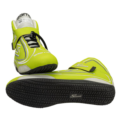 Zamp ZR-50 SFI 3.3/5  Race Shoe Neon GRN Size 12