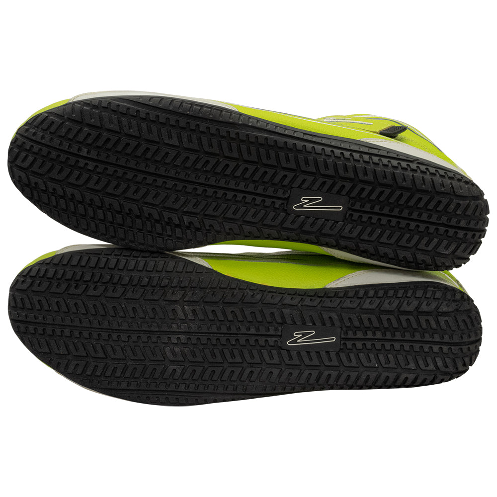Zamp ZR-50 SFI 3.3/5  Race Shoe Neon GRN Size 12