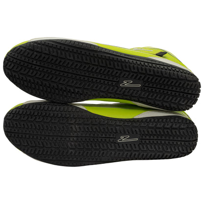 Zamp ZR-50 SFI 3.3/5  Race Shoe Neon GRN Size 12