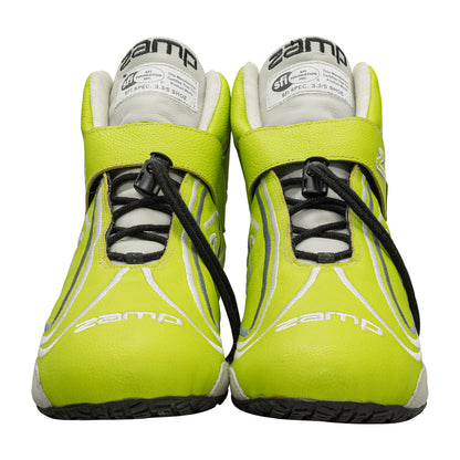 Zamp ZR-50 SFI 3.3/5  Race Shoe Neon GRN Size 12