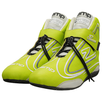 Zamp ZR-50 SFI 3.3/5  Race Shoe Neon GRN Size 12