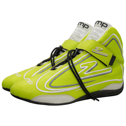 Zamp ZR-50 SFI 3.3/5  Race Shoe Neon GRN Size 11