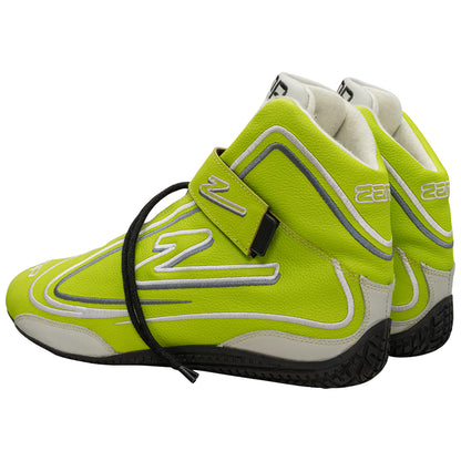 Zamp ZR-50 SFI 3.3/5  Race Shoe Neon GRN Size 12