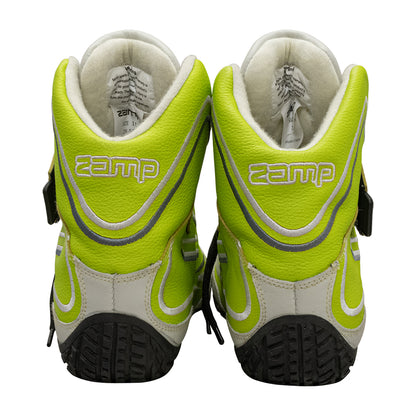 Zamp ZR-50 SFI 3.3/5  Race Shoe Neon GRN Size 12