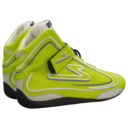 Zamp ZR-50 SFI 3.3/5  Race Shoe Neon GRN Size 12