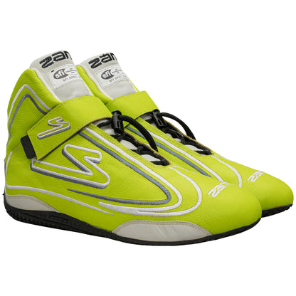 Zamp ZR-50 SFI 3.3/5  Race Shoe Neon GRN Size 12