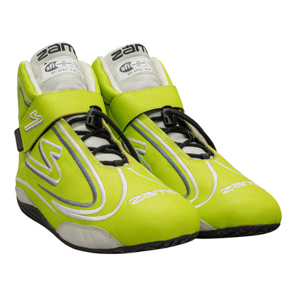 Zamp ZR-50 SFI 3.3/5  Race Shoe Neon GRN Size 12
