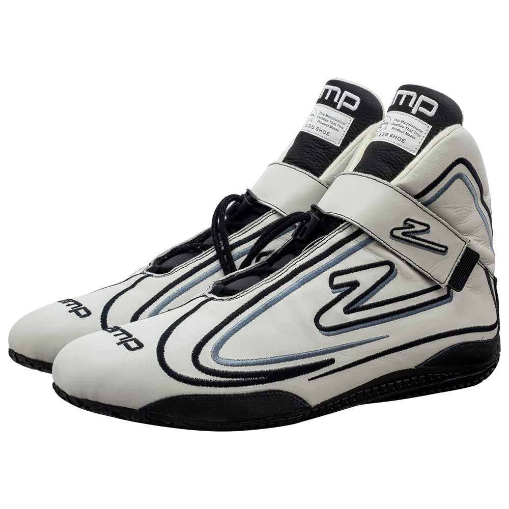 Zamp ZR-50 SFI 3.3/5  Race Shoe Gray Size 12