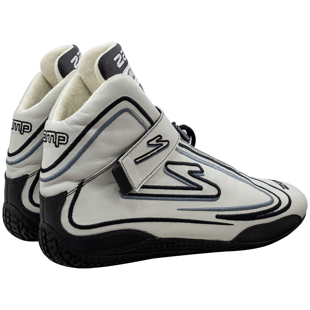 Zamp ZR-50 SFI 3.3/5  Race Shoe Gray Size 8