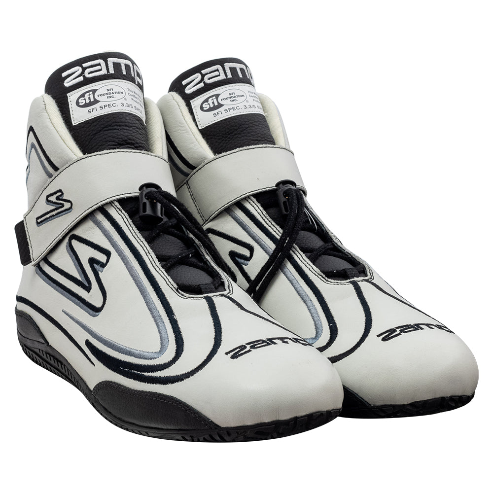 Zamp ZR-50 SFI 3.3/5  Race Shoe Gray Size 12