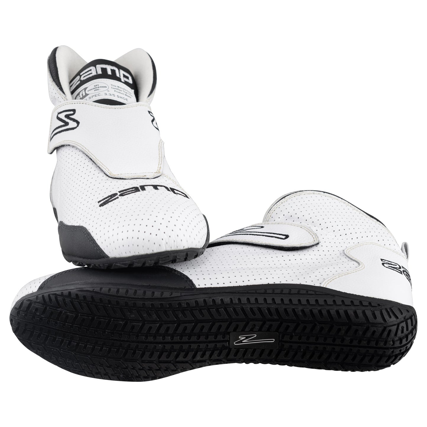 Zamp ZR-60 SFI 3.3/5 Race Shoe White Size 11