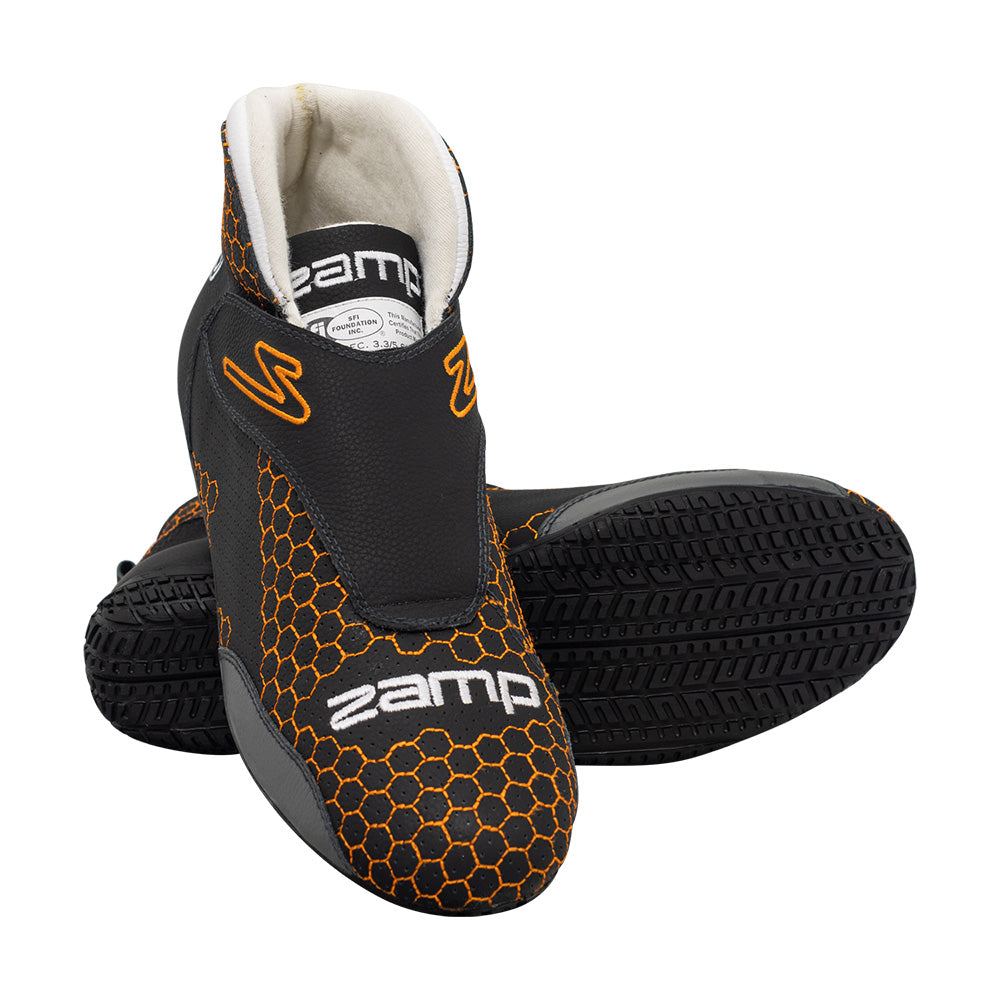 Zamp ZR-60 SFI 3.3/5 Race Shoe HC Orange Size 11