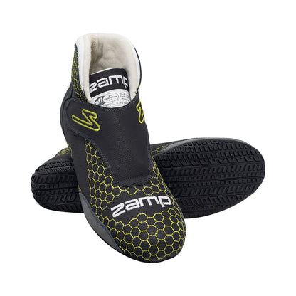Zamp ZR-60 SFI 3.3/5 Race Shoe HC Green Size 8