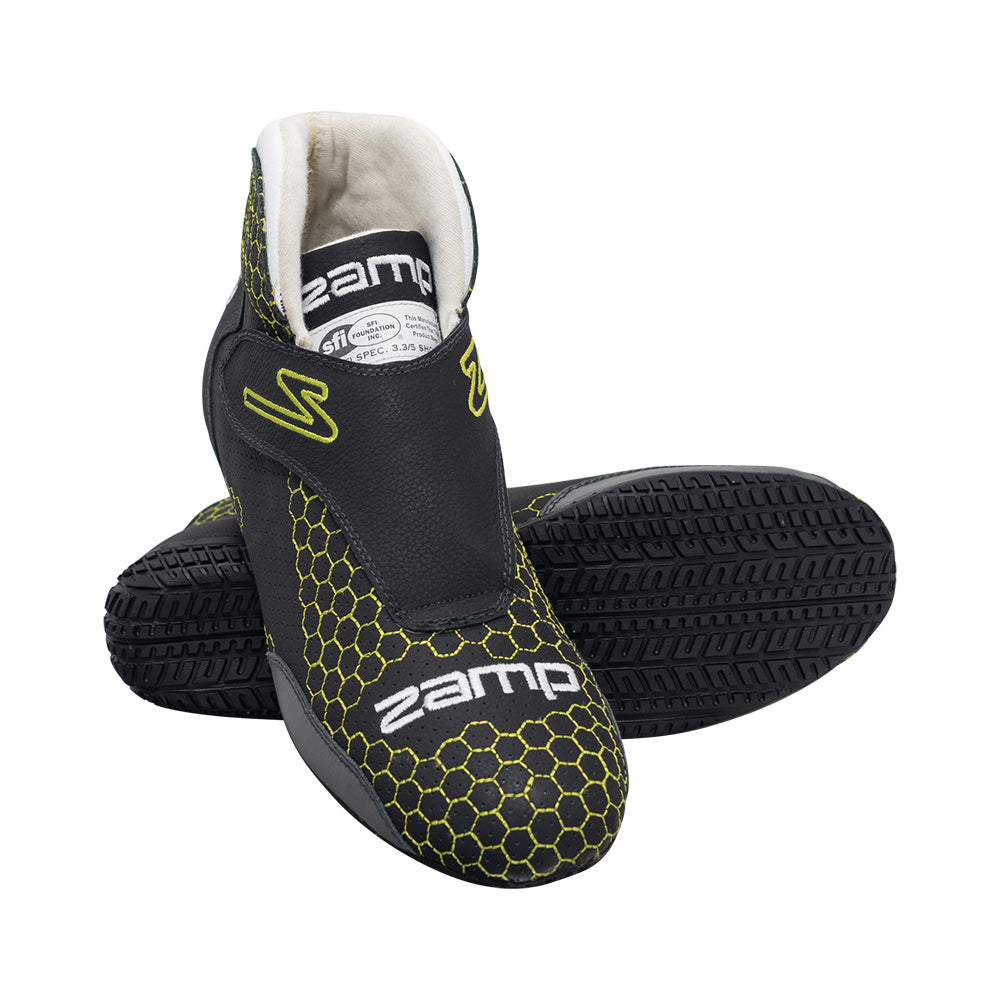 Zamp ZR-60 SFI 3.3/5 Race Shoe HC Green Size 12