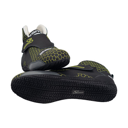 Zamp ZR-60 SFI 3.3/5 Race Shoe HC Green Size 8