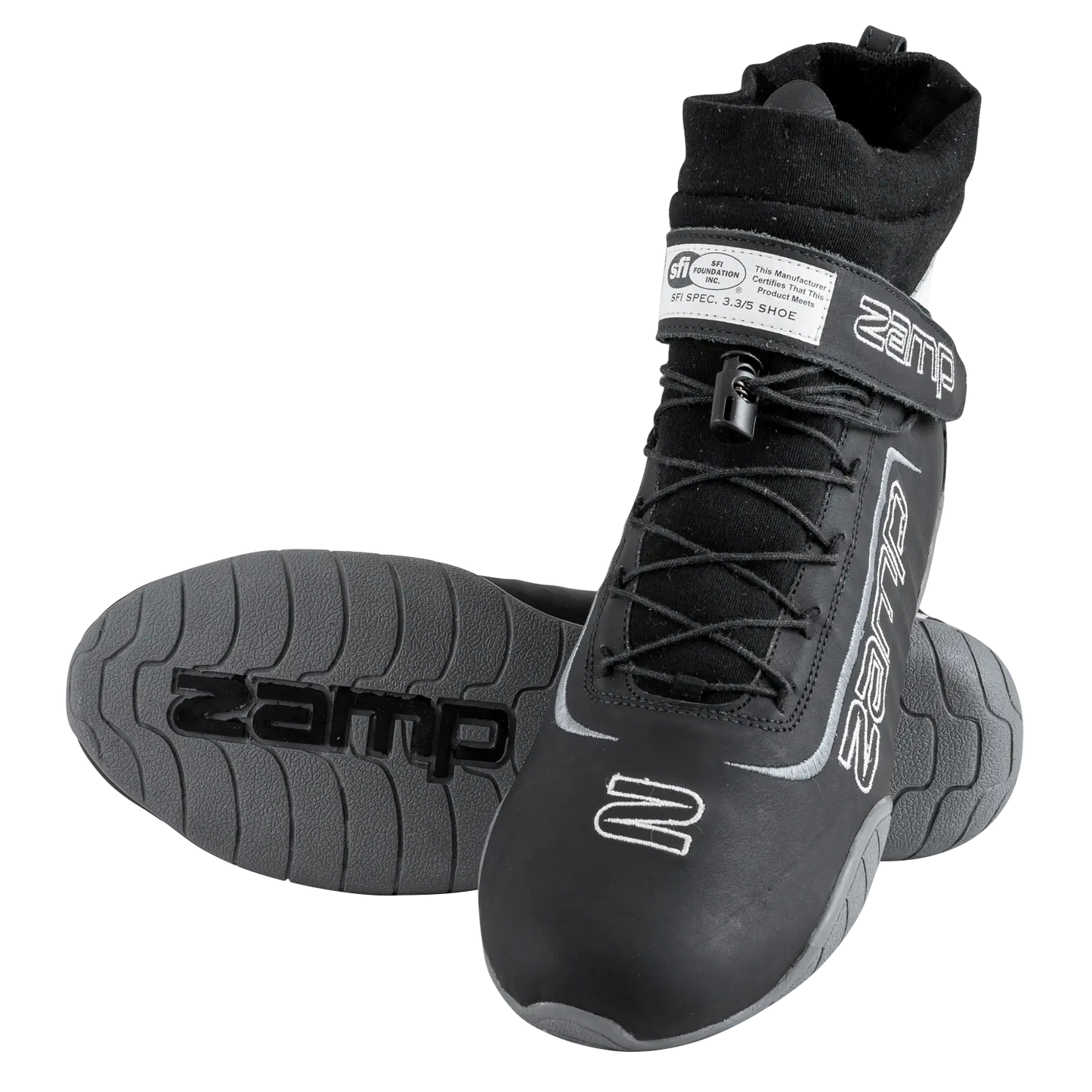Zamp ZR-70 SFI 3.3/5 Race Shoe Black Size 5